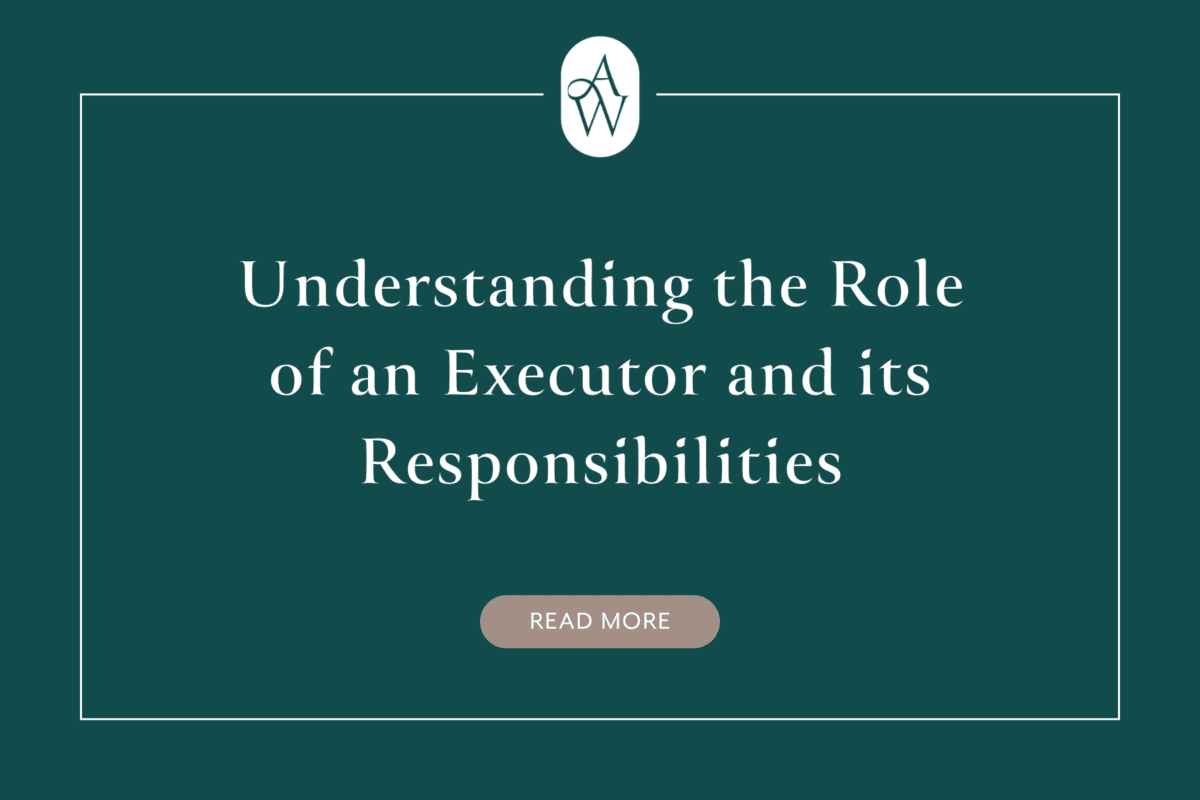 Role of an Executor Blog Header
