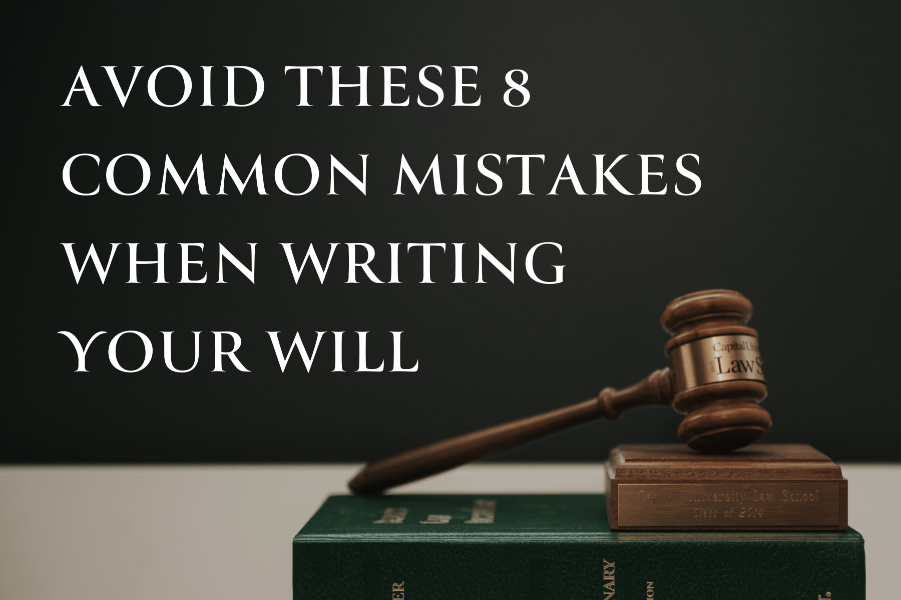 Amanda Waltz Law Blog Cover - will writing mistakes